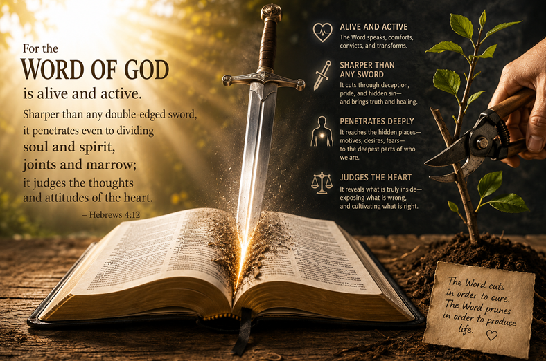 The Word That Heals and Prunes